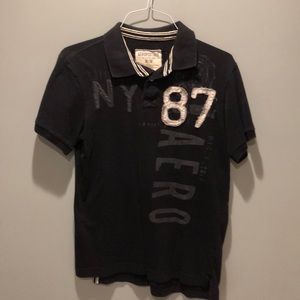 Men’s graphic polo, medium